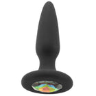 Glams Mini Rainbow Gem Silicone Butt Plug